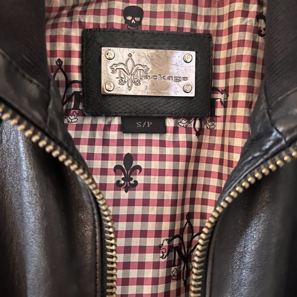 Mackage 100% Leather Bomber Jacket - Picture 5 of 6